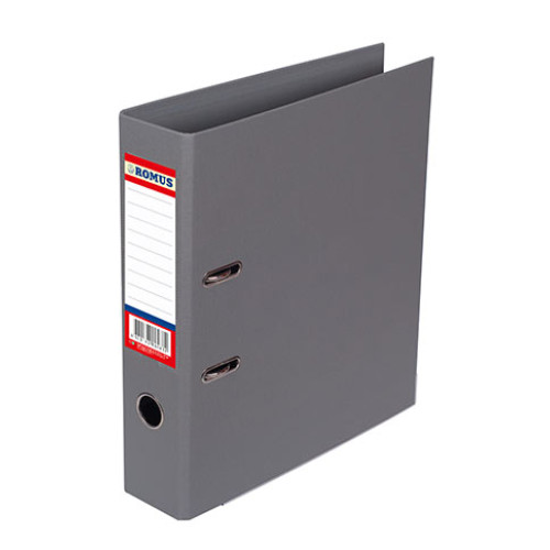 Папка-реєстратор ROMUS A4,арочний,70, двостороння, сіра(R883598)